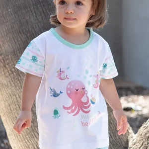 PIJAMA INFANTIL NIÑA MANGA CORTA. Modelo KN-213
