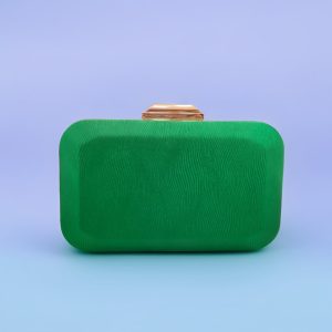 Clutch verde esmeralda